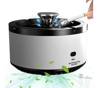 Cendrier sans fumée d'intérieur | Cendrier sans fumée d'intérieur, purificateur 'air 2 en 1 avec filtre, rechargeable par USB intelligent, air propre portable 5, 5 x 3, 9 pour la maison, la voiture, l