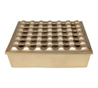Cendrier Soho Carré Laiton 25x25cm Kare Design