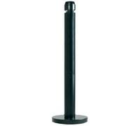 Cendrier sur base Smockers' Pole, rond, noir