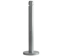 Cendrier sur base Smokers' Pole, rond, argent
