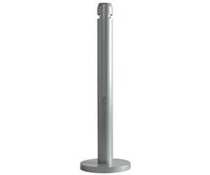 Cendrier sur base Smokers' Pole, rond, argent