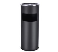 Cendrier sur pied 30 L avec cendrier Noir 60,5 x 24,5 cm pour l'extérieur Poubelle avec seau intérieur SONGMICS LTB17C