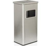 CLEAN I | Cendrier sur pied 16L - Cendrier sur pied Argent