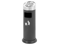 Cendrier sur pied de grande capacité pour intérieur et extérieur, ramassage de mégots de cigarettes, corbeille verticale pour terrasse