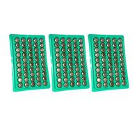 CENGPXGH Lot de 50/100 piles bouton AG13 LR44 pour lecteurs MP3, calculatrice de montre, pile alcaline manganèse, 1,5 V, 140 mAh