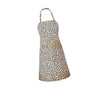 CENGPXGH Tablier réglable avec sangle de cou résistante à l'eau | Tablier de cuisine imprimé animal, résistant aux taches, lavable en machine, polyester pour salon de beauté