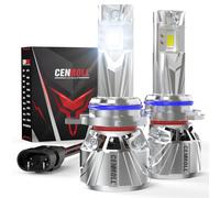 Cenmoll Ampoule HIR2 9012 Led, 140W 36000 LM luminosité 700% angle de faisceau réglable à 360 degrés, blanc froid 6000K Ampoule 9012 HIR2 Led 12V 24V pilote Canbus intégré, Plug & Play, lot de 2