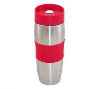 CENOCCO CC-6000 - Mug Isotherme - 380 ml - Couvercle amovible - Rouge