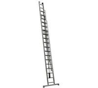 Centaure - Echelle coulissante 3 plans à corde 3 x 15 barreaux 10m50 usage professionnel régulier - PRC3 G
