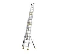 Centaure - Echelle coulissante Aluminium à corde 3x24 Haut. accès 15,65 m - C3 STAB'