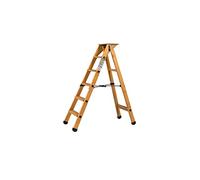 Centaure - Escabeau Lyonnais bois 5 marches + tablette