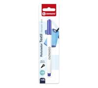 Centauro - Marqueur textile permanent, bleu, pointe conique 1 mm, parfait pour personnaliser les textiles, les vêtements ou le matériel scolaire des enfants