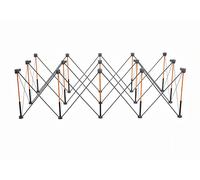 BORA Centipede Unité de 1,2 m x 2,4 m x 0,75 m, 4 X tasses, 4 pinces, sac C/S