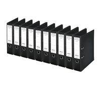 Centra Lot De 10 Classeurs À Levier Chromos A4 Dos De 80 Mm Noir