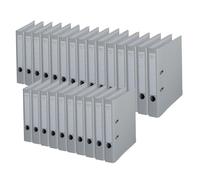 Centra Lot de 25 classeurs chromés A4 50 mm Gris