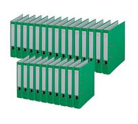Centra Lot de 25 classeurs chromés A4 50 mm Vert pomme