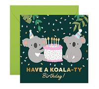 Central 23 - Jolie carte d'anniversaire pour elle - «Have a Koala-ty Birthday!» - Jolies cartes d'anniversaire pour lui - pour les femmes -