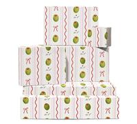 CENTRAL 23 Lot de 6 feuilles de papier cadeau amusant pour anniversaire de mariage pour mari ou petite amie - Olive You! - Livré avec étiquettes