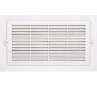 Centrale Brico Grille d'aération abs Naturel, L.12.9 x l.25.1 cm