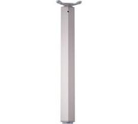 Centrale Brico Pied de table Legs TA001, 820R/60x60mm, imitation acier G