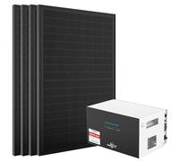 Centrale électrique de balcon 2000 W avec mémoire de 5 kWh SunenergyXT 500 | Onduleur 800 W, puissance de sortie 800 W, panneaux solaires bifaciaux 500 W, 4 MPPT, couplage AC, sauvegarde, LiFePO4