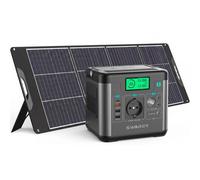Centrale électrique portable 300W (top 600W) 222Wh Stockage solaire Générateur solaire avec panneaux solaires 200W Systèmes solaires