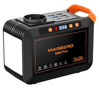 Centrale électrique portable - 98 Wh - 80 Watts - Compacte - En ABS - Idéale pour le camping et l'alimentation de secours