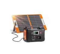 Centrale Électrique Portable - BEXTCOK - 200W 151Wh - Panneau solaire pliable 60W - Batterie lithium - Sortie AC 200W