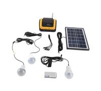 Centrale électrique Portable, Générateur Solaire de Camping 5000 MAh avec Panneau Solaire, Station de Solaire Multifonction, Affichage LED Numérique, Rapide pour