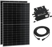 Centrale électrique pour balcon 'Brusson' 800W + onduleur + 10m de câble