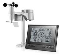 Bresser Station météo ClimateScout RC 7 en 1 – Blanc – Secteur EU 220V – Modèle 7003100CM3000