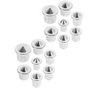 Centre de Perçage pour Tenon en Acier Argenté 6mm 8mm 10mm 12mm | Alignement Précis pour Panneau, Repérage du Centre, Usage Simple, Lot de Quatre Pièces, Haute Dureté