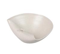 Centre de table en céramique beige Izmir 32 x 27 x 14 cm