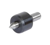 Centre tournant de 10 mm avec mécanisme de changement pour C0, A | Outil d'atelier robuste renforcé de 10 mm pour usinage de charges lourdes sur tours C0 avec centre rotatif de haute précision