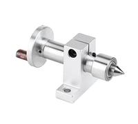 Centre tournant supérieur télescopique en métal de 3,94 x 1,69 pouces | Avec clé pour Mini tour, Machine à Double roulement, Center rotatif, pièces de bricolage