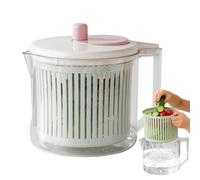 Centrifugeuse à laitue | Bol manuel pour laver les légumes, gadget de cuisine | Panier de lavage et d'essorage,Pour une utilisation dans l'appartement, le jardin, le barbecue, le camping, le