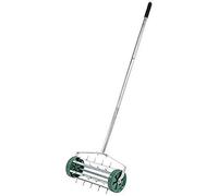 Centrifugeuse de jardin à rouleaux avec roue à picots de 450 mm pour la centrifugation de l'herbe de jardin, dotée de dents de 33 mm, 1 pièce