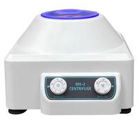 Centrifugeuse de laboratoire électrique - Centrifugeuse de paillasse à faible vitesse - 4 000 tr/min, 2 086 x g - Rotor 6 x 10 ml - Minuterie 0–60 min - Pour la séparation du sérum et du sang - Blanch