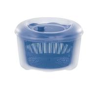 Centrifugeuse salade manuelle roquette géante couleur océan 29 cm 7,2 litres