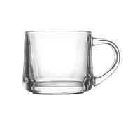 Cenz-888 Verres à eau Mug à café transparent de 400 ml (13,4 oz), en verre épais sans plomb avec anse, for boissons chaudes/froides, latte, cappuccino, thé et jus. pour la maison Cuisine