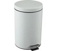 Cep 2905760021 Poubelle à pédale - inox, ronde Ø 250 mm, 14 l, blanc