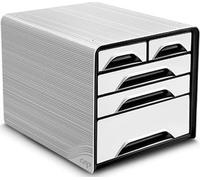 CEP Box à tiroirs Smoove CLASSIC 5 tiroirs blanc / noir