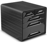 CEP Box à tiroirs Smoove GLOSS 5 tiroirs noir