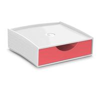 CEP Mini rangement à tiroir Organisateur superposable Boîte de rangement First GreenSpirit en plastique Recyclé Rouge coquelicot