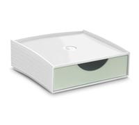CEP Mini rangement à tiroir Organisateur superposable Boîte de rangement First GreenSpirit en plastique Recyclé Vert sauge