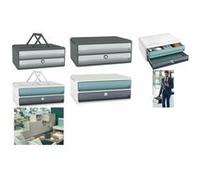 CEP Module de rangement MoovUp SECURE, 2 tiroirs,gris/menthe Gris G
