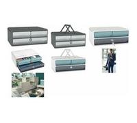 CEP Module de rangement MoovUp SECURE, 3 tiroirs,gris/menthe Gris G