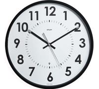 CEP Orium Horloge murale radiocommandée Abyliss Horloge à quartz silencieuse noire