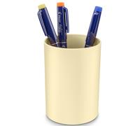 CEP Pot à crayons First en polystyrène recyclé - Jaune pâle