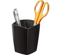 Cep Pot À Crayons Magnétique, 2 Compartiments, Noir